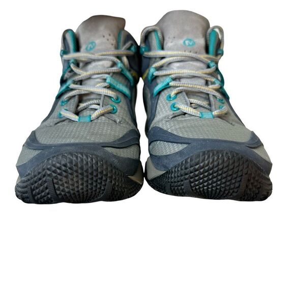 MERRELL Proterra Mid Gore-Tex Hiking Boots Gray Size 8 - Picture 12 of 17